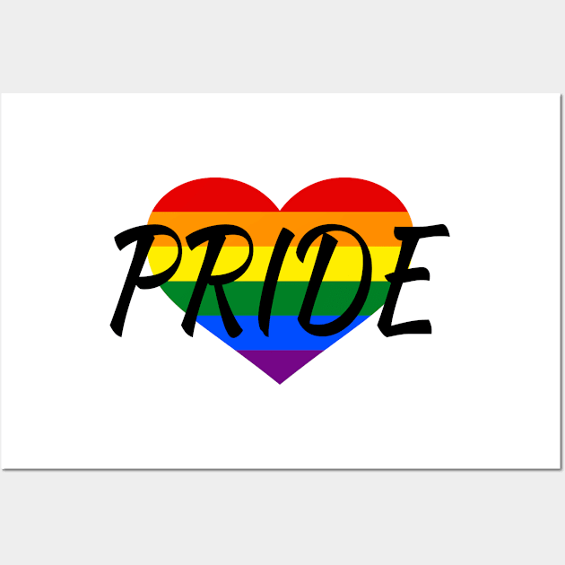 Pride (Heart) Wall Art by RevolutionToday